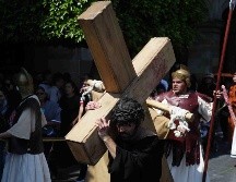 El actor que da vida a Jesús en el Viacrucis es un médico titulado de la Universidad Nacional Autónoma de México. SUN / C. Mejía