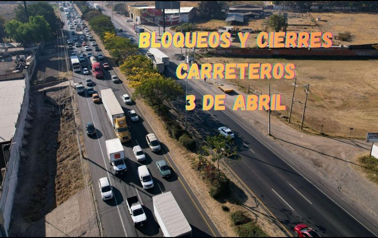 En algunos casos, se presentan bloqueos totales que se pueden extender por horas en las carreteras de México. EL INFORMADOR / ARCHIVO