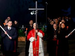 Ante más de 30 mil fieles, León XIV presidió por primera vez en su pontificado una de las ceremonias más solemnes de la Semana Santa. EFE/F. Frustaci