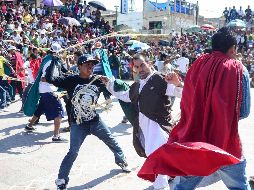 La cuereada tiene seis rondas: dos de hombres, dos de mujeres y dos de niños. EL INFORMADOR/Archivo