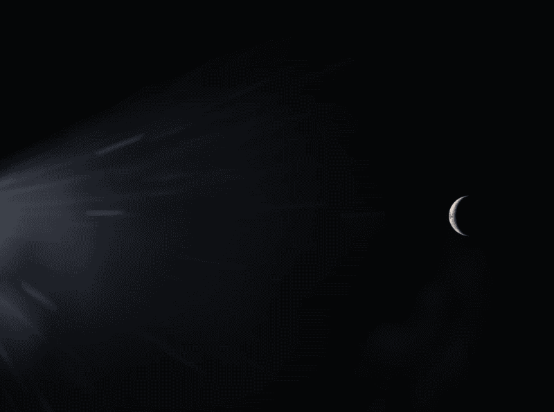 La Tierra y el espacio vistos desde la Orion, nave de la misión Artemis II. ESPECIAL / NASA&nbsp;