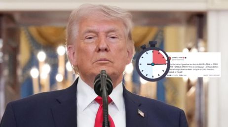 Este fue el mensaje de Donald Trump respecto a la guerra en Irán esta mañana de sábado 4 de abril. EFE / ARCHIVO