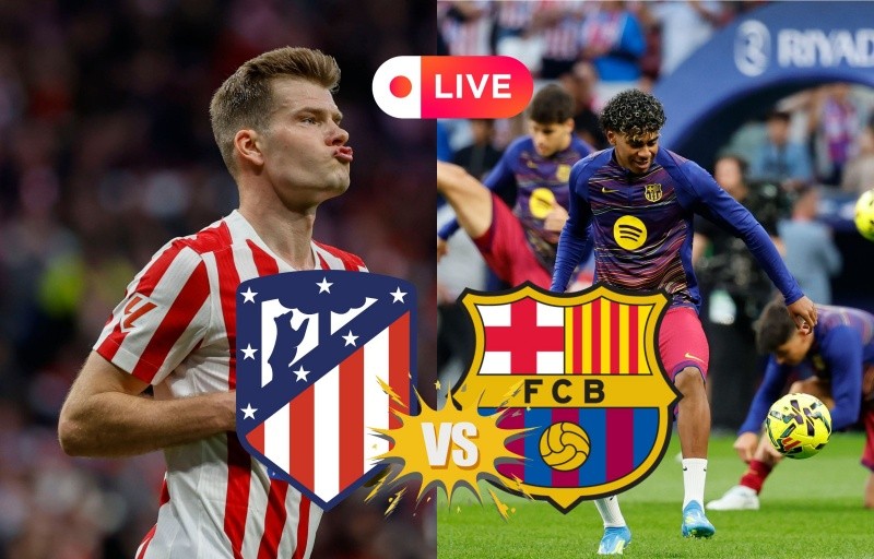 EN VIVO | Atlético vs Barcelona | Jornada 30 | LaLiga. EFE / Mariscal