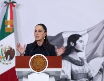 La Presidenta Claudia Sheinbaum aseguró que las autoridades siguen trabajando para contener el derrame de crudo en el Golfo de México. EFE/M. Guzmán