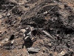 Restos del F-15E Strike Eagle derribado en Irán. EFE/ Agencia Tasnim