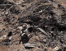 Restos del F-15E Strike Eagle derribado en Irán. EFE/ Agencia Tasnim