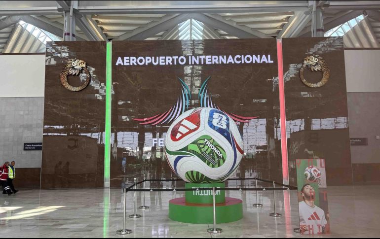 El AIFA ya recibió la Copa del Mundo el pasado marzo. SUN/A. Contreras