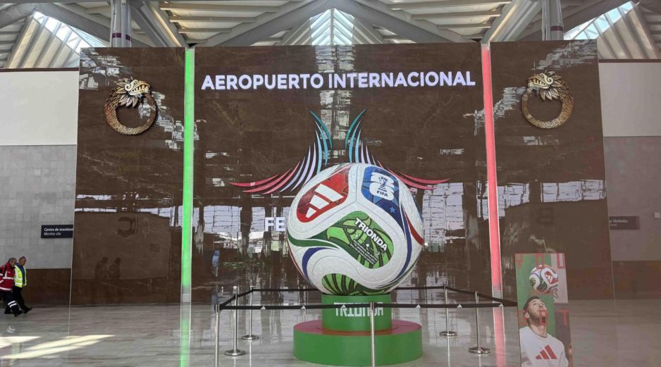 El AIFA ya recibió la Copa del Mundo el pasado marzo. SUN/A. Contreras