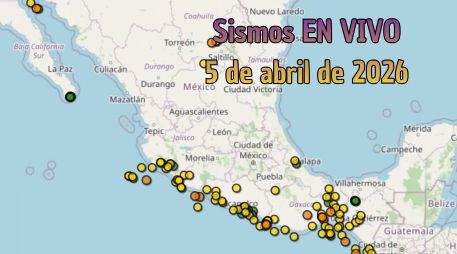 EN VIVO | Sismos en México | Domingo 5 de abril. ESPECIAL / SSN