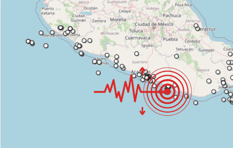 &nbsp;Sismo en Oaxaca. ESPECIAL / SSN