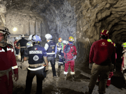 El caso se remonta al colapso de una presa de jales reportado por las autoridades el 26 de marzo, cuando 25 trabajadores realizaban excavaciones. ESPECIAL/Coordinación Nacional de Protección Civil