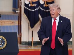 Donald Trump extendió hace unos días, hasta el 6 de abril a las 20:00 horas de Washington, el ultimátum para que Irán desbloquee el estrecho de Ormuz. EFE/EPA/A. Brandon