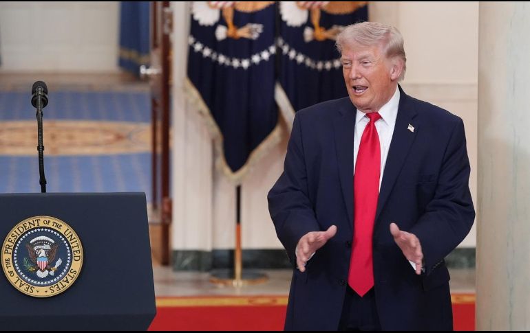 Donald Trump extendió hace unos días, hasta el 6 de abril a las 20:00 horas de Washington, el ultimátum para que Irán desbloquee el estrecho de Ormuz. EFE/EPA/A. Brandon