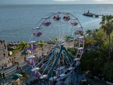 El lago de Chapala se encuentra al 70 por ciento de su capacidad, por lo que se podrá apreciar la “belleza natural” del vaso lacustre, indicó el Gobierno municipal a través de un comunicado. CORTESÍA