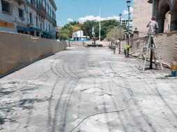 La explanada es uno de los principales focos de atención de las obras. ESPECIAL