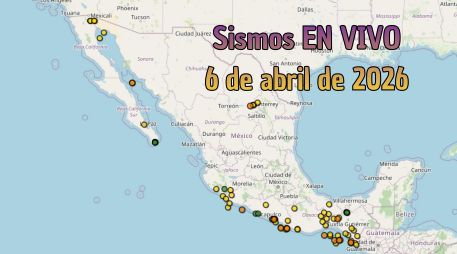 EN VIVO | Sismos en México | Lunes 6 de abril. ESPECIAL / SSN