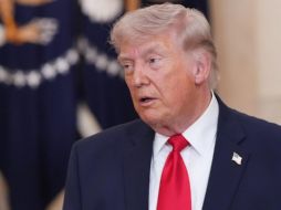 Trump amenazó ayer de nuevo a Irán con desatar “el infierno cuando venza el ultimátum que dio a la República Islámica para desbloquear Ormuz”. EFE/EPA/A. Brandon