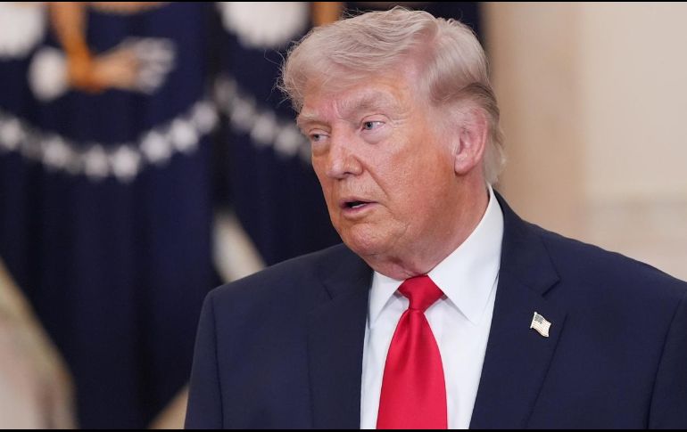 Trump amenazó ayer de nuevo a Irán con desatar “el infierno cuando venza el ultimátum que dio a la República Islámica para desbloquear Ormuz”. EFE/EPA/A. Brandon