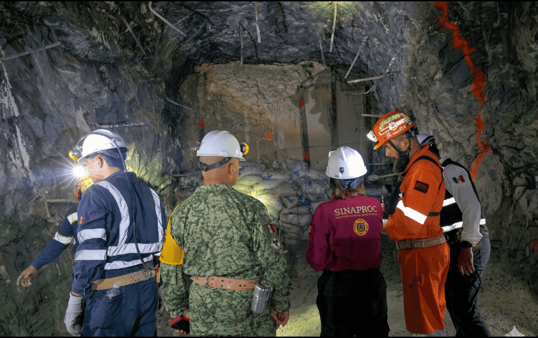 En total, las acciones de búsqueda y rescate de los mineros en Sinaloa suman ya 255 horas. SUN/ESPECIAL