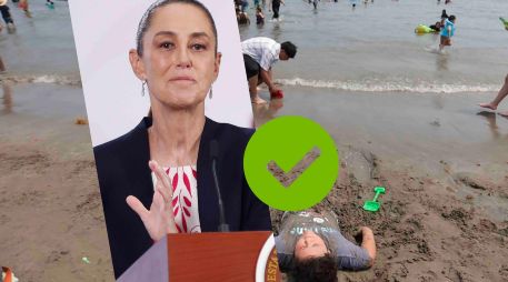 El Gobierno de México informó que, hasta el pasado sábado, en el litoral del golfo de México se ha logrado la recolección total de 894.2 toneladas de hidrocarburo. SUN / D. Simón Sánchez / ARCHIVO