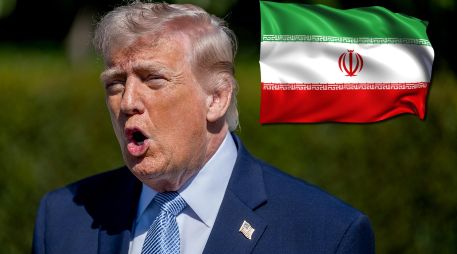 Así calificó Trump la propuesta de paz de Irán ante medios afuera de la Casa Blanca. EFE / EPA / DANIEL HEUER / POOL