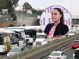 La Presidenta explicó que los transportistas insisten en demandas que se han estado atendiendo, como la inseguridad en algunas carreteras. SUN / ARCHIVO / EFE / M. Guzmán