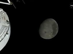 La nave Orión de la NASA se convirtió este lunes 6 de abril en la misión espacial tripulada a mayor distancia de la Tierra. ESPECIAL / NASA