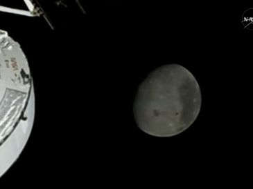 La nave Orión de la NASA se convirtió este lunes 6 de abril en la misión espacial tripulada a mayor distancia de la Tierra. ESPECIAL / NASA