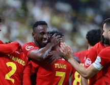 Hoy en día, Julián Quiñones es una pieza clave del Al Qadisiya, en el futbol de Arabia Saudita. AFP / ARCHIVO