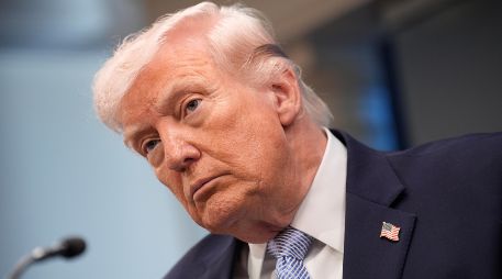 Trump reiteró que la alianza no estuvo a la altura de las circunstancias en medio del conflicto con Irán. EFE/Y. Gripas