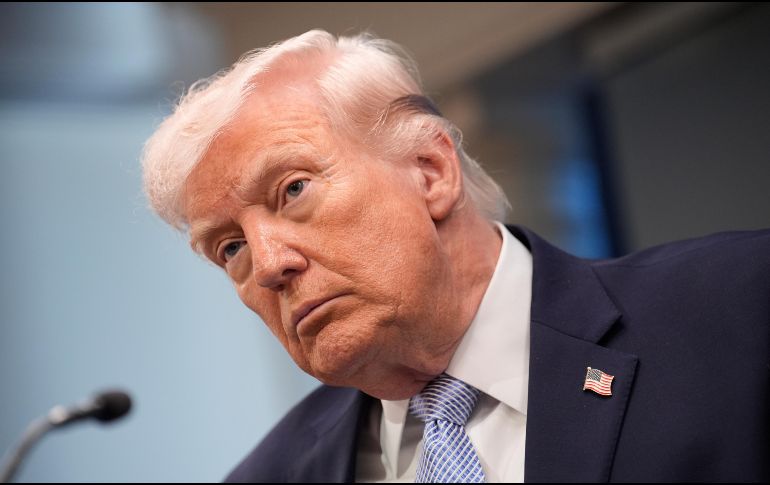 Trump reiteró que la alianza no estuvo a la altura de las circunstancias en medio del conflicto con Irán. EFE/Y. Gripas