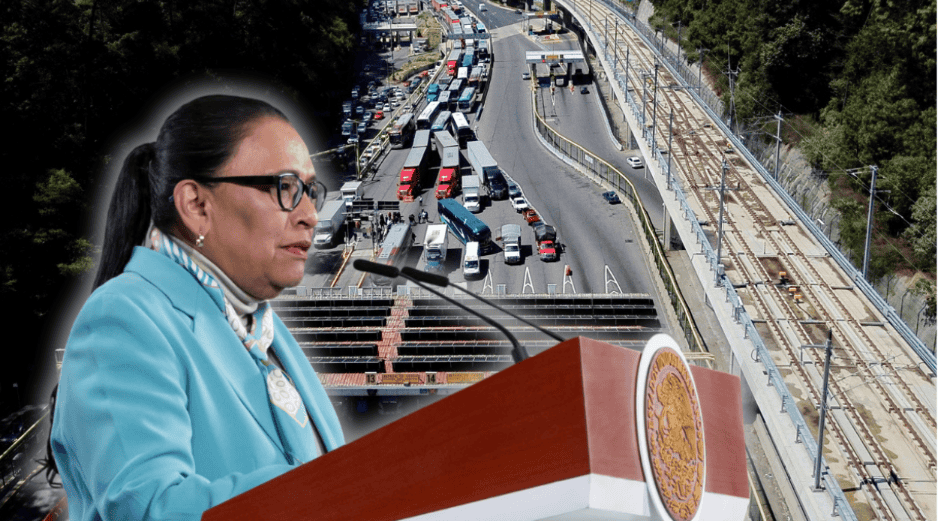 Rosa Icela Rodríguez hizo un llamado a transportistas y productores del campo a privilegiar el diálogo y no afectar los derechos de terceros. EFE/F. Gutiérrez ESPECIAL/Presidencia de México