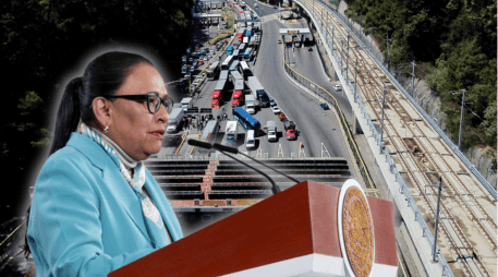 Rosa Icela Rodríguez hizo un llamado a transportistas y productores del campo a privilegiar el diálogo y no afectar los derechos de terceros. EFE/F. Gutiérrez ESPECIAL/Presidencia de México