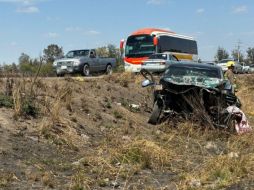 A pesar de los accidentes vehiculares, la UEPCBJ pudo poner a salvo a 11 personas. ESPECIAL/ Protección Civil Jalisco