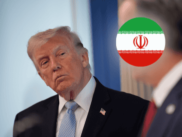 Irán tiene "hasta mañana a las 20:00 y después de eso, no tendrán puentes, no tendrán centrales eléctricas". EFE/Y. Gripas/CANVA/ESPECIAL