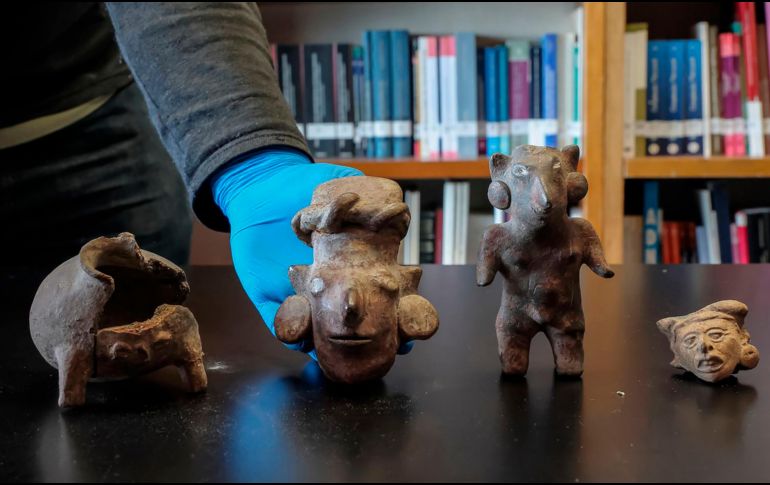 Desde 2018 el Gobierno mexicano ha logado recuperar más de 16 mil culturales al combatir subastas en ciudades de varios países, en las que se ofrecían objetos robados o que pertenecen al patrimonio de nuestro país. Secretaría de Cultura del Gobierno de México EFE