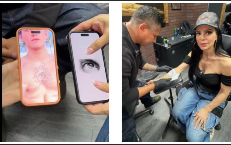 Maribel Guardia acudió al mismo estudio que Julián frecuentaba para tatuarse. INSTAGRAM/maribelguardia