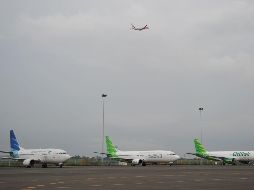 El mal clima causó estragos en el aeropuerto  Soekarno-Hatta. AFP/Archivo