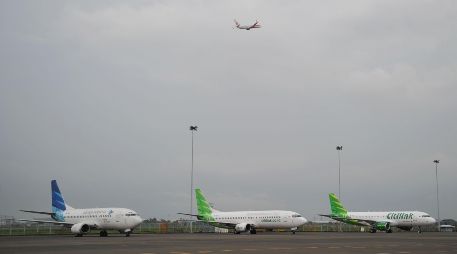 El mal clima causó estragos en el aeropuerto  Soekarno-Hatta. AFP/Archivo