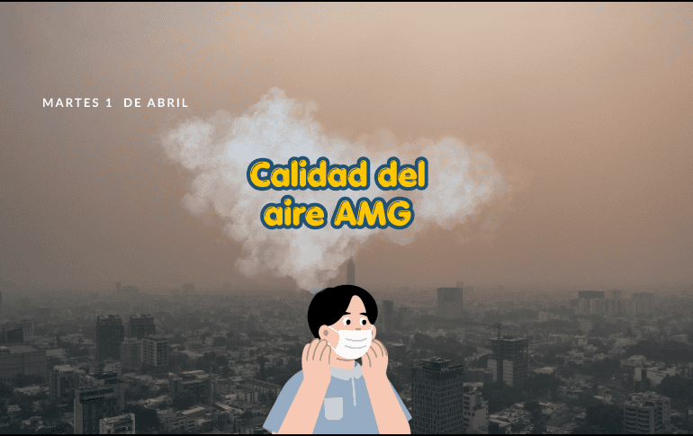 Este martes 7 de abril, SEMADET registra mala calidad de aire en Santa Fe con 49  puntos IMECA. EL INFORMADOR / ARCHIVO