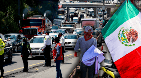 El paro nacional de transportistas y agricultores tiene como objetivo denunciar el incumplimiento de los acuerdos pactados con el gobierno federal en noviembre de 2025. EFE/F. Gutiérrez EL INFORMADOR/ARCHIVO