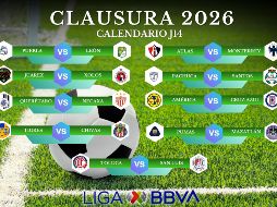 La J14 del Clausura 2026 contará con transmisión a través de distintas señales de televisión abierta, de paga y plataformas digitales. ESPECIAL / CANVA