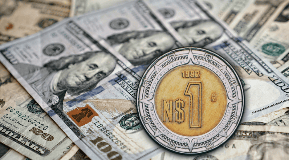 Considera que la cotización del tipo de cambio del dólar con el peso mexicano se modifica según el pronóstico financiero. ESPECIAL