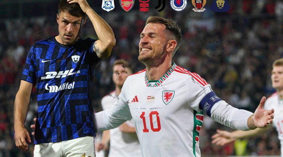 Aaron Ramsey en un partido eliminatorio con la camiseta de Gales. AP / IMAGO7 /ARCHIVO