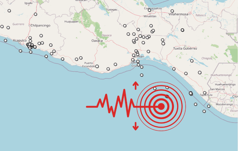 &nbsp;Sismo en Chiapas. ESPECIAL / SSN