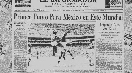 El 31 de mayo de 1970 es la fecha que marcó un antes y un después en el futbol mexicano. ESPECIAL / EL INFORMADOR