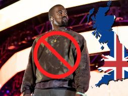 Kanye West no podrá entrar a Reino Unido; su tour mundial no entrará al país. AP / ARCHIVO