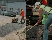 Pozos anunció que continuarán las brigadas y jornadas de bacheo. ESPECIAL