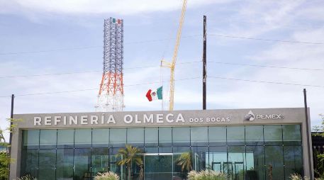 Imagen de archivo de la Refinería Olmeca, ubicada en el estado de Tabasco. SUN / ARCHIVO