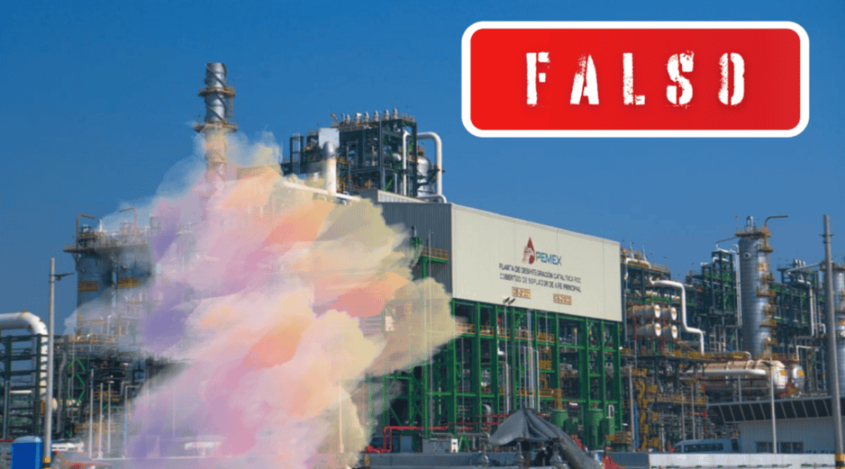 Petróleos Mexicanos informa a la población que la Refinería Olmeca en Dos Bocas opera de manera normal.  X / @Pemex